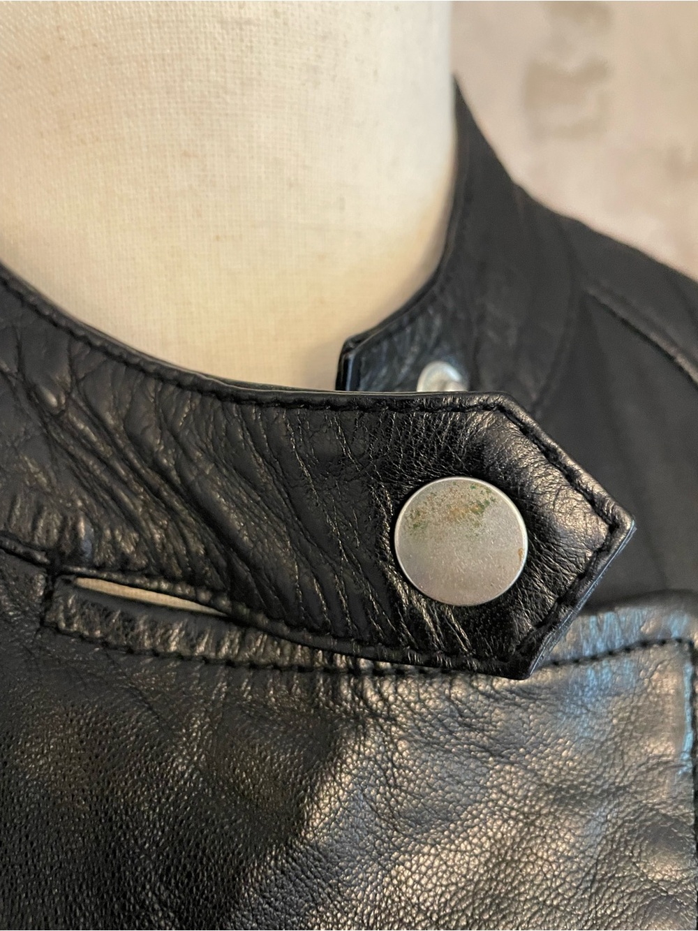 ZARA Woman Faux Leather Biker Moto Jacker - Picture 10 of 12